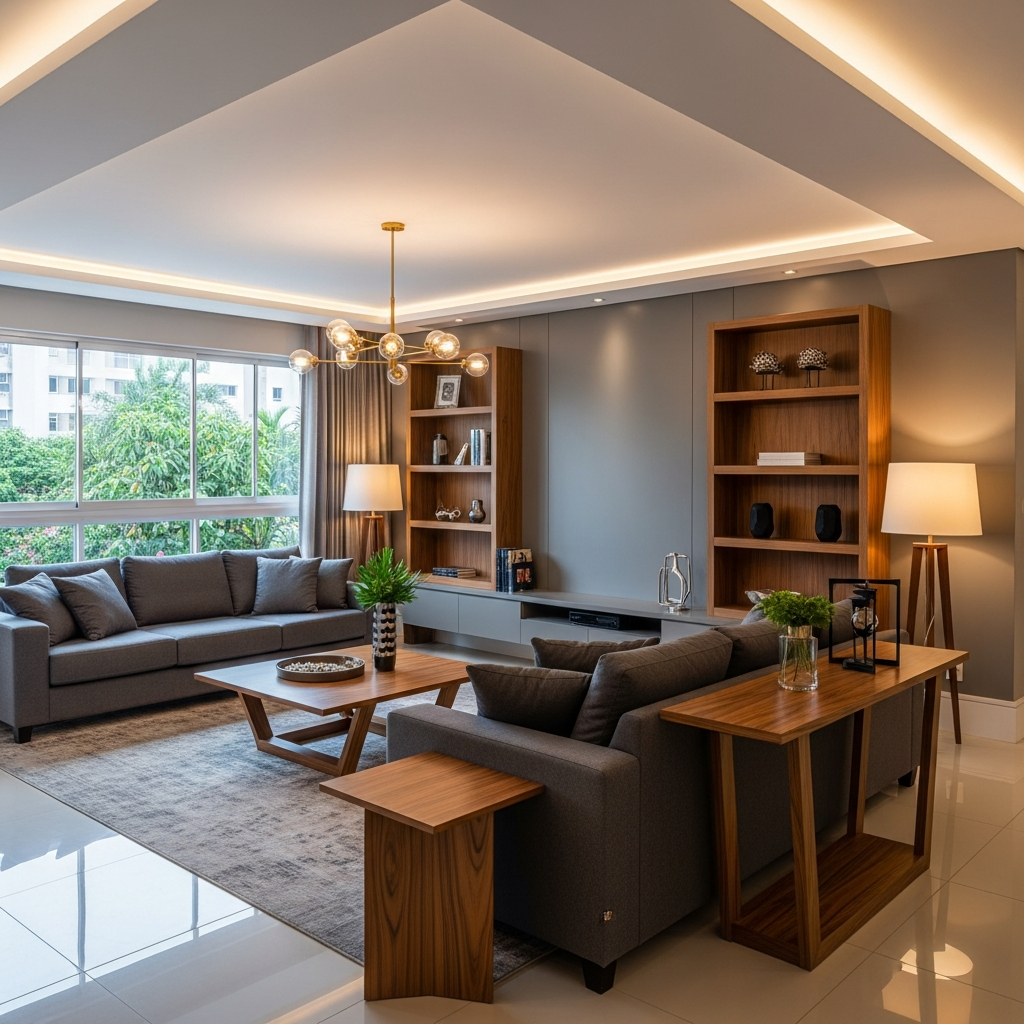 Ambiente planejado de luxo